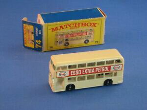 yzzr[@͌^ԁ@ԁ@[VOJ[ }b`_C[oX{bNXGLXgK\M[lesney matchbox mb74 daimler bus boite esso extra petrol regular