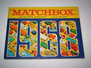 yzzr[@͌^ԁ@ԁ@[VOJ[ }b`re[WRN^J^OAJmatchbox lesney vintage 1968 collectionneurs catalogue rare usa edition vnm