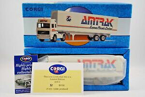 �y���������z�z�r�[�@�͌^�ԁ@�ԁ@���[�V���O�J�[ corgi 98101 volvo globetrotter camion amp; amtrak conteneur remorque edition limitee