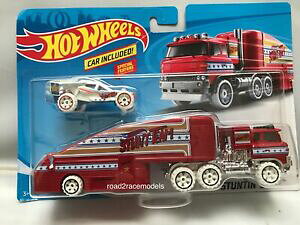 yzzr[@͌^ԁ@ԁ@[VOJ[ zbgzC[g[[ob`hot wheels stuntin semi voiture inclus amovible remorque lot de 2 neuf