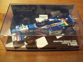 【送料無料】ホビー　模型車　車　レーシングカー ベネトンルノーゲルハルトベルガー143 benetton 1997 lancement renault gerhard berger