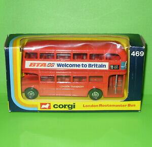 �y���������z�z�r�[�@�͌^�ԁ@�ԁ@���[�V���O�J�[ �R�[�M�[�o�Xcorgi469 routemaster btabienvenue a la grandebretagne busboxed