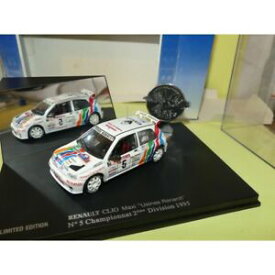 【送料無料】ホビー　模型車　車　レーシングカー ジャイアントラットユニバーサルルノークリオマキシラリーrenault clio maxi rallye des geants 1995 rats universal hobbies 143 3eme