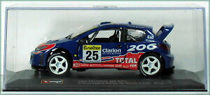 �y���������z�z�r�[�@�͌^�ԁ@�ԁ@���[�V���O�J�[ �v�W���[peugeot 206 wrc burago 132