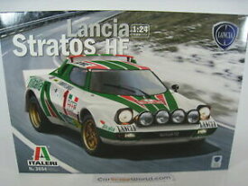 【送料無料】ホビー　模型車　車　レーシングカー ランチアラリーモンテカルロキットlancia stratos hf rally monte carlo 1977 124 italeri kit assembly