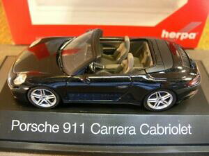 yzzr[@͌^ԁ@ԁ@[VOJ[ |VFJJuI143 herpa porsche 911 carrera cabriolet noir