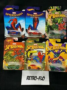 yzzr[@͌^ԁ@ԁ@[VOJ[ bgzbgzC[XpC_[}}[xRN^lot 6 voitures hot wheels marvel spiderman collector neuf