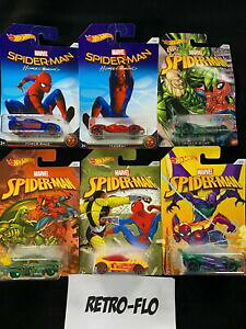 yzzr[@͌^ԁ@ԁ@[VOJ[ bgzbgzC[XpC_[}}[xRN^lot 6 voitures hot wheels marvel spiderman collector neuf