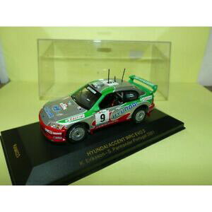 �y���������z�z�r�[�@�͌^�ԁ@�ԁ@���[�V���O�J�[ �q�����_�C�A�N�Z���g�����[�|���g�K���l�b�g���[�N����hyundai accent wrc evo2 rallye portugal 2001 k eriksson ixo ram023 143