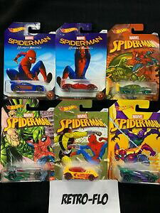 yzzr[@͌^ԁ@ԁ@[VOJ[ bgzbgzC[XpC_[}}[xRN^lot 6 voitures hot wheels marvel spiderman collector neuf