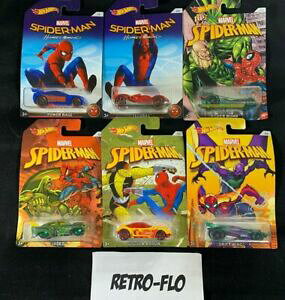 yzzr[@͌^ԁ@ԁ@[VOJ[ bgzbgzC[XpC_[}}[xRN^lot 6 voitures hot wheels marvel spiderman collector neuf