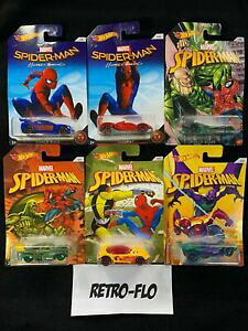 yzzr[@͌^ԁ@ԁ@[VOJ[ bgzbgzC[XpC_[}}[xRN^lot 6 voitures hot wheels marvel spiderman collector neuf