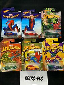 yzzr[@͌^ԁ@ԁ@[VOJ[ bgzbgzC[XpC_[}}[xRN^lot 6 voitures hot wheels marvel spiderman collector neuf