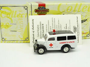�y���������z�z�r�[�@�͌^�ԁ@�ԁ@���[�V���O�J�[ �}�b�`�t�H�[�hmatchbox 143 ford e83 w ambulance 1950