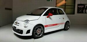 yzzr[@͌^ԁ@ԁ@[VOJ[ ftBAbgAogzCgXP[^[{modele fiat 500 abarth blanc 2008 124 echelle 14 turbo motormax voiture 73380