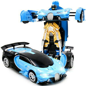 yzzr[@͌^ԁ@ԁ@[VOJ[ {bgWFX`Rg[[gRg[2en1 telecommande voiture transformable a robot controle geste