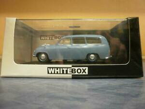 �y���������z�z�r�[�@�͌^�ԁ@�ԁ@���[�V���O�J�[ �z���C�g�{�b�N�X�R�_�R���rwhite box 143 skoda 1201 combi 1954blue