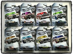 yzzr[@͌^ԁ@ԁ@[VOJ[ }ezbgzC[Zbgmattel hot wheels 50th aniversary zamac set of 8 cars 164 2018