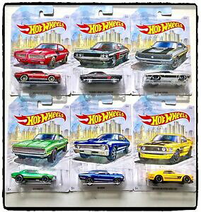 yzzr[@͌^ԁ@ԁ@[VOJ[ }ezbgzC[fgCgZbgEH[}[gGfBVmattel hot wheels detroit muscle cars set of 6 car 164 2019 walmart edition
