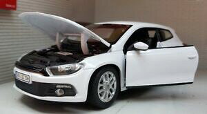 �y���������z�z�r�[�@�͌^�ԁ@�ԁ@���[�V���O�J�[ �z���C�g�X�P�[���t�H���N�X���[�Q���V���b�R�J�b�g���f��lgb 124 echelle blanc vw scirocco 20 gt r dsg coupe welly detaille modele