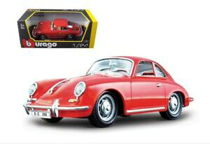 yzzr[@͌^ԁ@ԁ@[VOJ[ bhXP[|VFJbg~j`AJ[g lgb 124 echelle rouge porsche 356 coupe 1961 detaille voiture miniature 22079