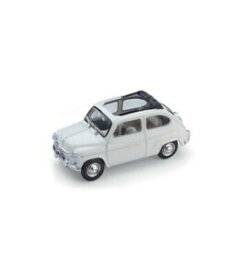 【送料無料】ホビー　模型車　車　レーシングカー ビアンコフィアットfiat 600 d berlina 1960 trasformabile aperta bianco 143