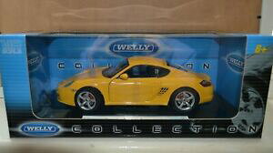 yzzr[@͌^ԁ@ԁ@[VOJ[ XP[|VFPC}welly echelle 118 porsche cayman sjaune