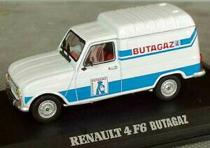 �y���������z�z�r�[�@�͌^�ԁ@�ԁ@���[�V���O�J�[ ���m�[�~�j�`���A�J�[renault 4 f6 butagaz voiture miniature 143