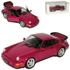 yzzr[@͌^ԁ@ԁ@[VOJ[ |VF^[{fJbgporsche 911 964 turbo coupe violet pourpre rouge 19881994 124 welly model aut