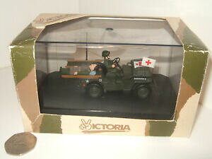 yzzr[@͌^ԁ@ԁ@[VOJ[ rNgAW[vXP[victoria r028 willys jeep ambulance, us army en normandie 1944 en echelle 143