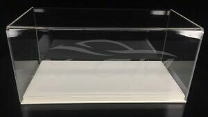 �y���������z�z�r�[�@�͌^�ԁ@�ԁ@���[�V���O�J�[ ���f���x�[�X�`�F�b�N�{�b�N�X�I���z���C�gcar model transparent display show case leather like base 118 white