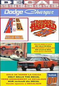 【送料無料】ホビー　模型車　車　レーシングカー デカールdecal dodge charger 1969 general lee the dukes of hazzard 02