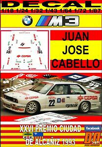 yzzr[@͌^ԁ@ԁ@[VOJ[ fJ[v~IVE_[hfndecal bmw m3 jj cabello premio ciudad de alcaniz 1993 02