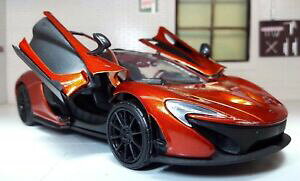 yzzr[@͌^ԁ@ԁ@[VOJ[ XP[}N[IW~j`AJ[124 echelle mclaren p1 volcan orange detaille motormax voiture miniature
