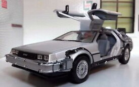 【送料無料】ホビー　模型車　車　レーシングカー スケール124 echelle delorean dmc retour vers le futur 2 ii detaille welly voiture