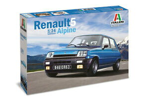 �y���������z�z�r�[�@�͌^�ԁ@�ԁ@���[�V���O�J�[ ���m�[�A���p�C��italeri 3651 renault 5 alpine 124