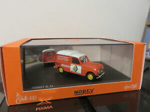 �y���������z�z�r�[�@�͌^�ԁ@�ԁ@���[�V���O�J�[ ���m�[�W�[���{�b�N�Xvoiture norev 143 renault 4 f4 ets jean moreux motoculture etat neuf en boite