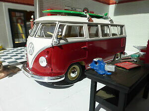 yzzr[@͌^ԁ@ԁ@[VOJ[ r[LsOJ[T[t@[oXXP[~j`Avw separe 1963 t1 campingcar surfeur bus 124 a lechelle miniature detaille