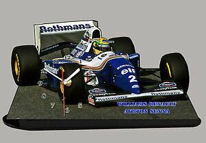 yzzr[@͌^ԁ@ԁ@[VOJ[ EBAYm[ACgZiayrton senna sur williams renault en horloge