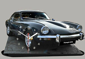 �y���������z�z�r�[�@�͌^�ԁ@�ԁ@���[�V���O�J�[ �~�j�`���Avoiture miniature en horloge, triumph mk2 gt6 01 01