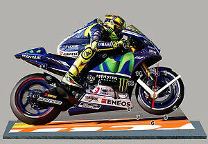 yzzr[@͌^ԁ@ԁ@[VOJ[ ~j`ANbNNbNoeB[mbV}nbVhorloge miniature, moto gp, valentino rossi 2015 yamaha en horloge, rossi08