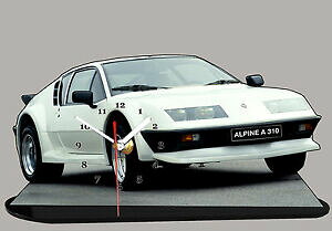 yzzr[@͌^ԁ@ԁ@[VOJ[ [m[ApC~j`ANbNauto rallye alpine renault a310 blanc05 en horloge miniature