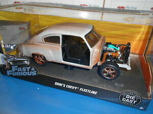�y���������z�z�r�[�@�͌^�ԁ@�ԁ@���[�V���O�J�[ �V�{���[�t�@�C��jad98294 by jada toys chevrolet fleetline dom s fast and furious 124