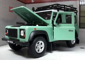 yzzr[@͌^ԁ@ԁ@[VOJ[ h[o[fBtF_[O[XP[~j`AJ[land rover defender heritage vert td5 tdci 90 124 echelle voiture miniature