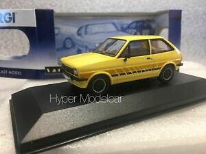 �y���������z�z�r�[�@�͌^�ԁ@�ԁ@���[�V���O�J�[ �t�H�[�h�t�B�G�X�^vanguards 143 ford fiesta mki festival 1976 yellow artva12509