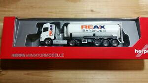 �y���������z�z�r�[�@�͌^�ԁ@�ԁ@���[�V���O�J�[ �{���{�T�C��herpa 306881 187 volvo fh gl semiremorque silo reax neuf