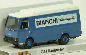 �y���������z�z�r�[�@�͌^�ԁ@�ԁ@���[�V���O�J�[ �[�[�^�X�P�[��brekina 93464 iveco zeta transporter blanc campagnolo echelle h0 187