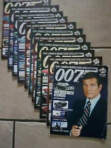 yzzr[@͌^ԁ@ԁ@[VOJ[ WF[Y{hJ[RNV}KW×james bond 007 voiture collection magazine x 12 questions