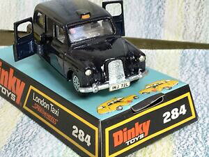 �y���������z�z�r�[�@�͌^�ԁ@�ԁ@���[�V���O�J�[ �^�N�V�[�����h���^�N�V�[dinky toys no 284 noir cab london taxi speedwheels, nminvgb