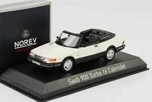 �y���������z�z�r�[�@�͌^�ԁ@�ԁ@���[�V���O�J�[ �T�[�u�^�[�{�J�u���I���J�u���I��1992 saab 900 turbo 16 cabriolet cabriolet blanc 143 norev 810043